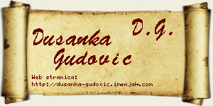 Dušanka Gudović vizit kartica